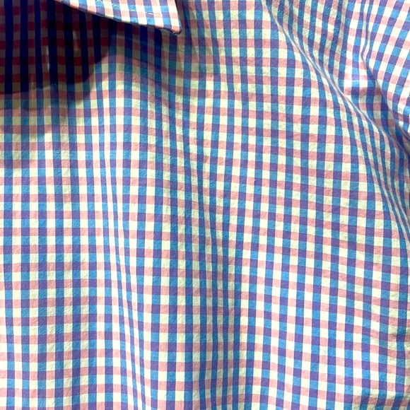 Jack Maverick men’s business casual button down cotton shirt plaid Size XXL - Picture 9 of 11